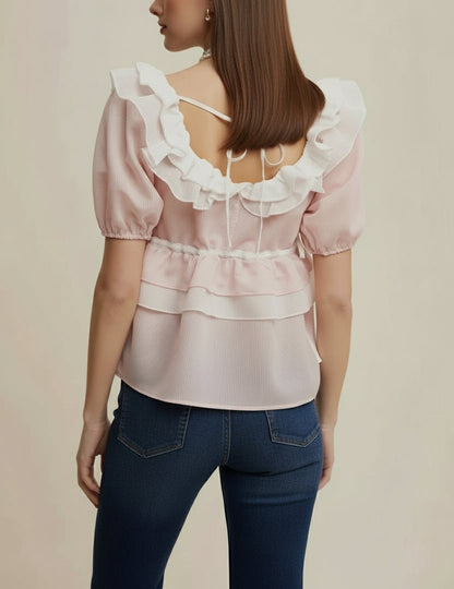 Romantic Ruffle Charm Blouse
